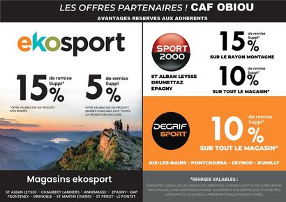 Les offres partenaires Les offres partenaires